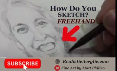 How to Sketch a Portrait of a Couple FREEHAND (Entire Process)