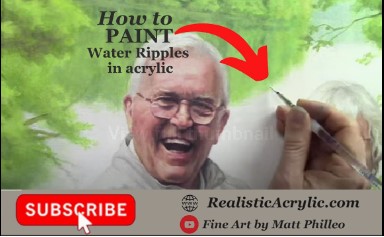 How to Paint Ripples in the Water in Acrylic