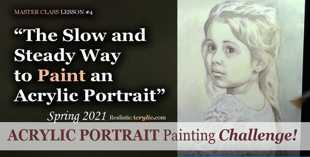 learn portrait painting free lesson