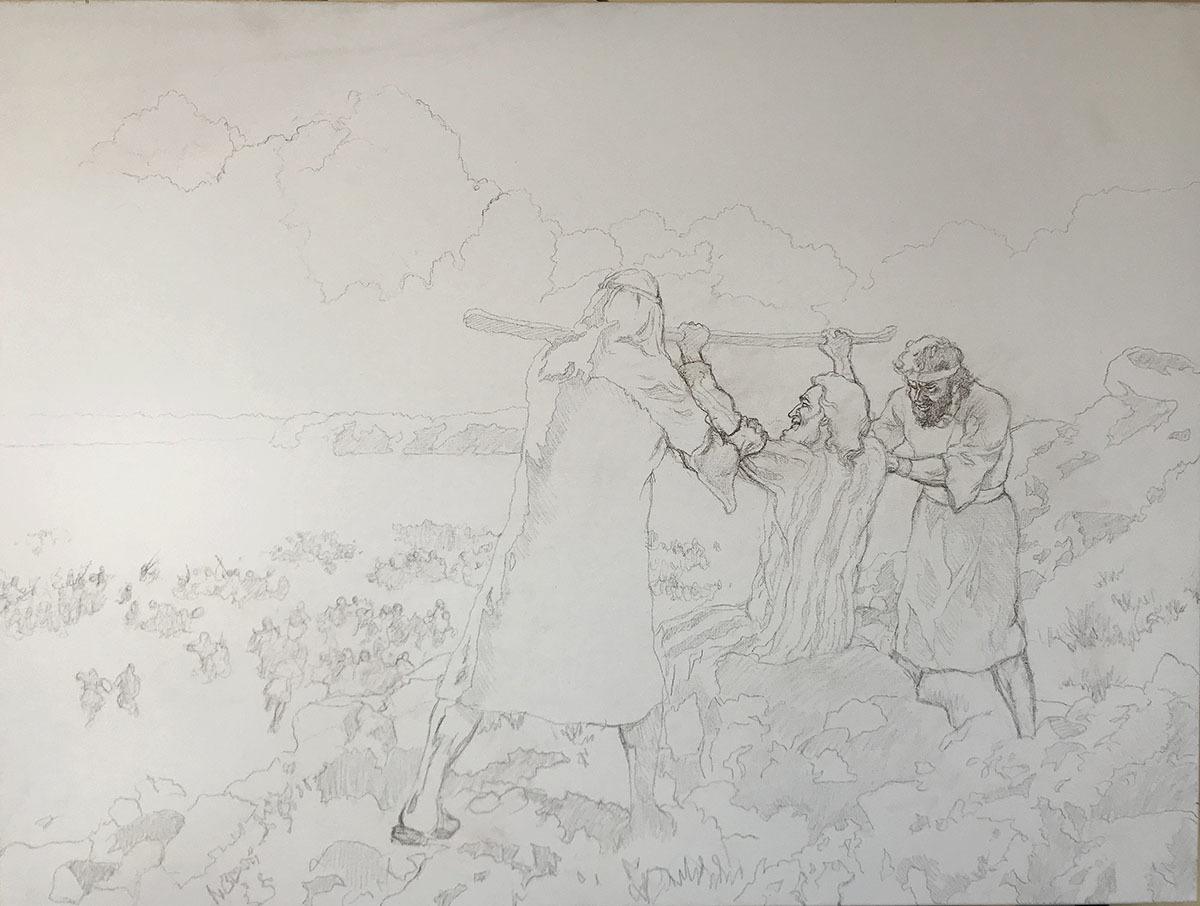Moses-Aaron-Hur-Painting