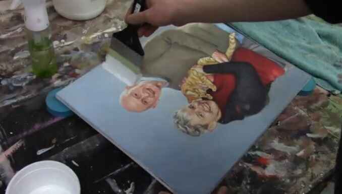 How to Varnish an Acrylic Portrait 