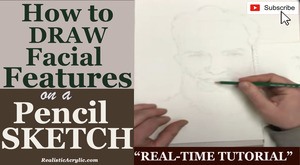 How to Draw Facial Features on a Pencil Sketch