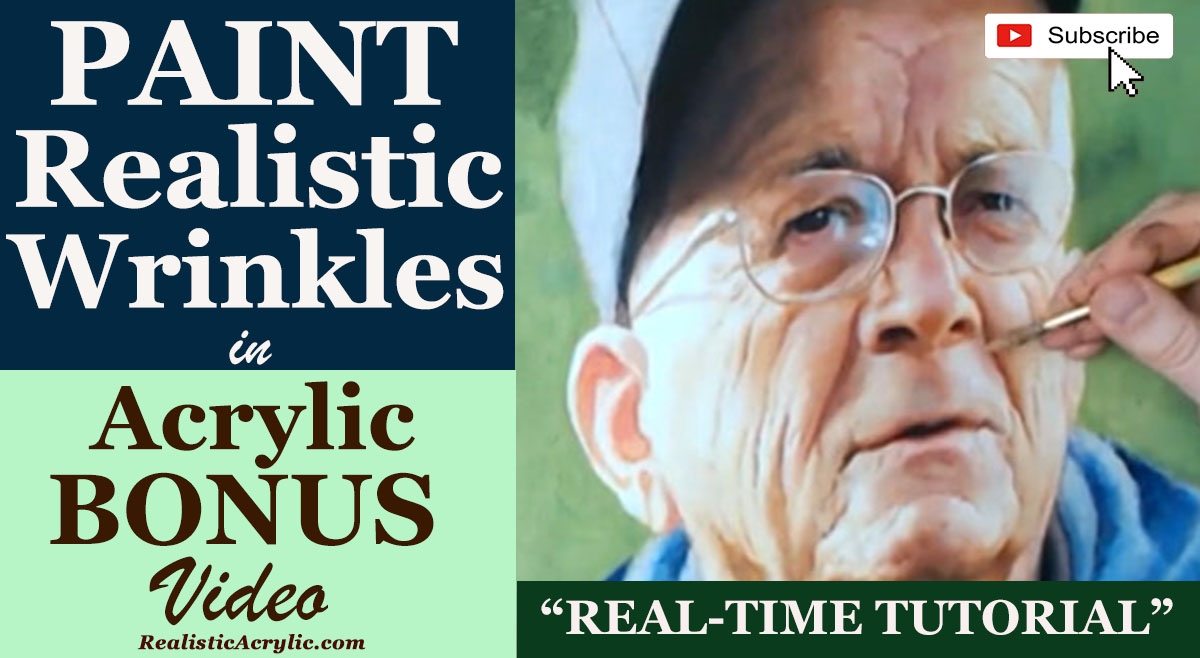 Paint Realistic Wrinkles in Acrylic