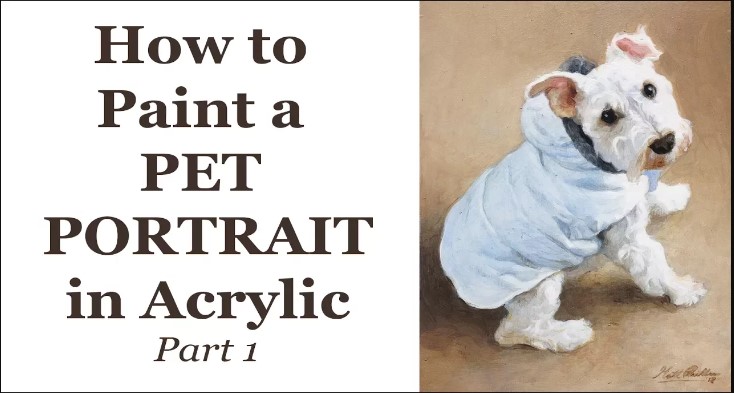 How to Paint a Pet Portrait in Acrylic