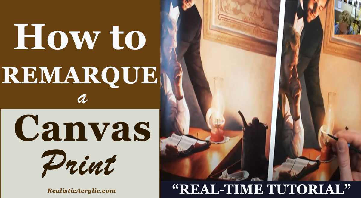 How to Remarque a Canvas Print