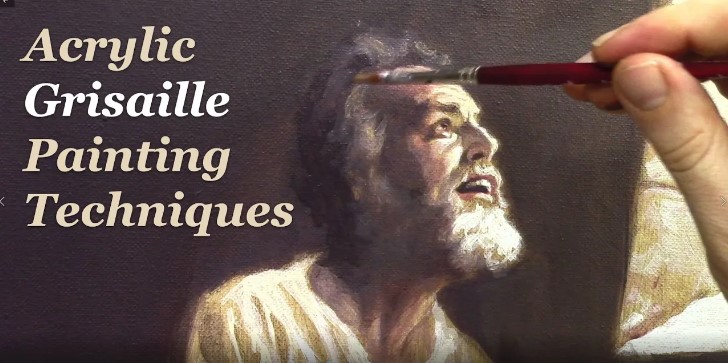How to Build up Shading and Color Over a Grisaille Portrait Painting