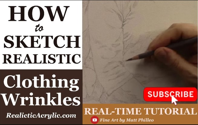 How to Sketch Realistic Clothing Wrinkles