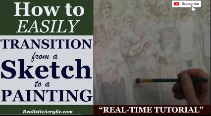 How to Easily Transition from a Sketch to a Painting