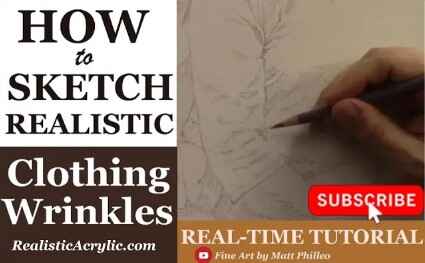 How to Sketch Realistic Clothing Wrinkles