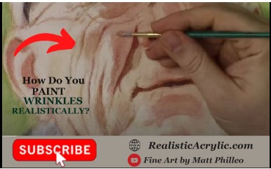 How to Paint Realistic Wrinkles—Mid-tones