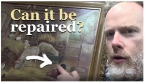 How to Repair a Painting with a Hole