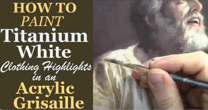 How to Paint Titanium White Clothing Highlights