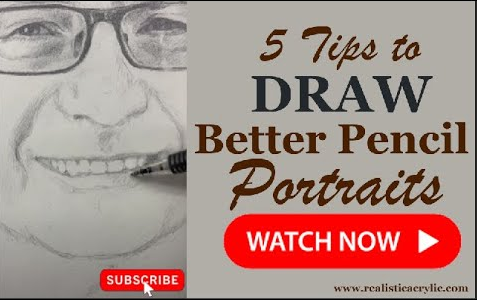 5 Tips to Draw Better Pencil Portraits