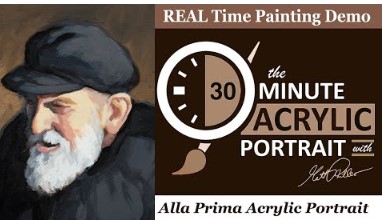 30-Minute Acrylic Portrait: 