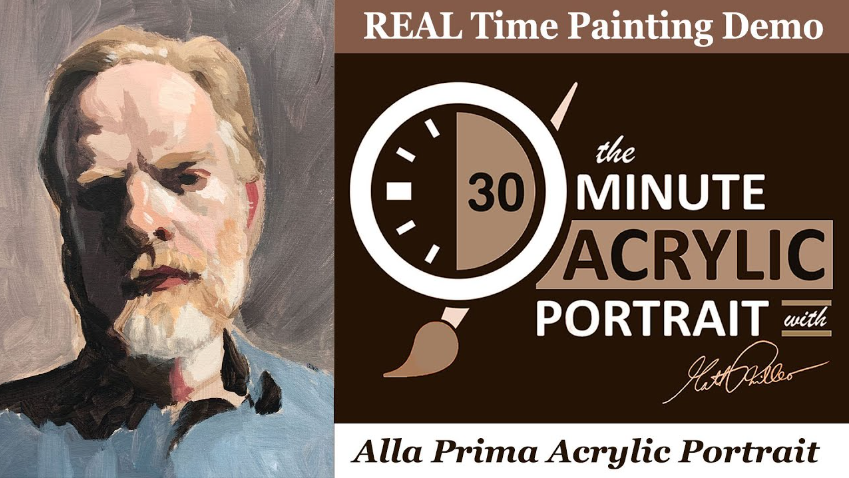 30-Minute Acrylic Portrait: 