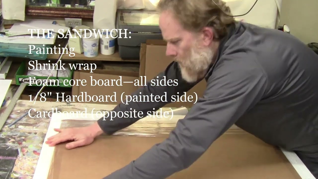 How to Package a BIG painting for Shipping Safely