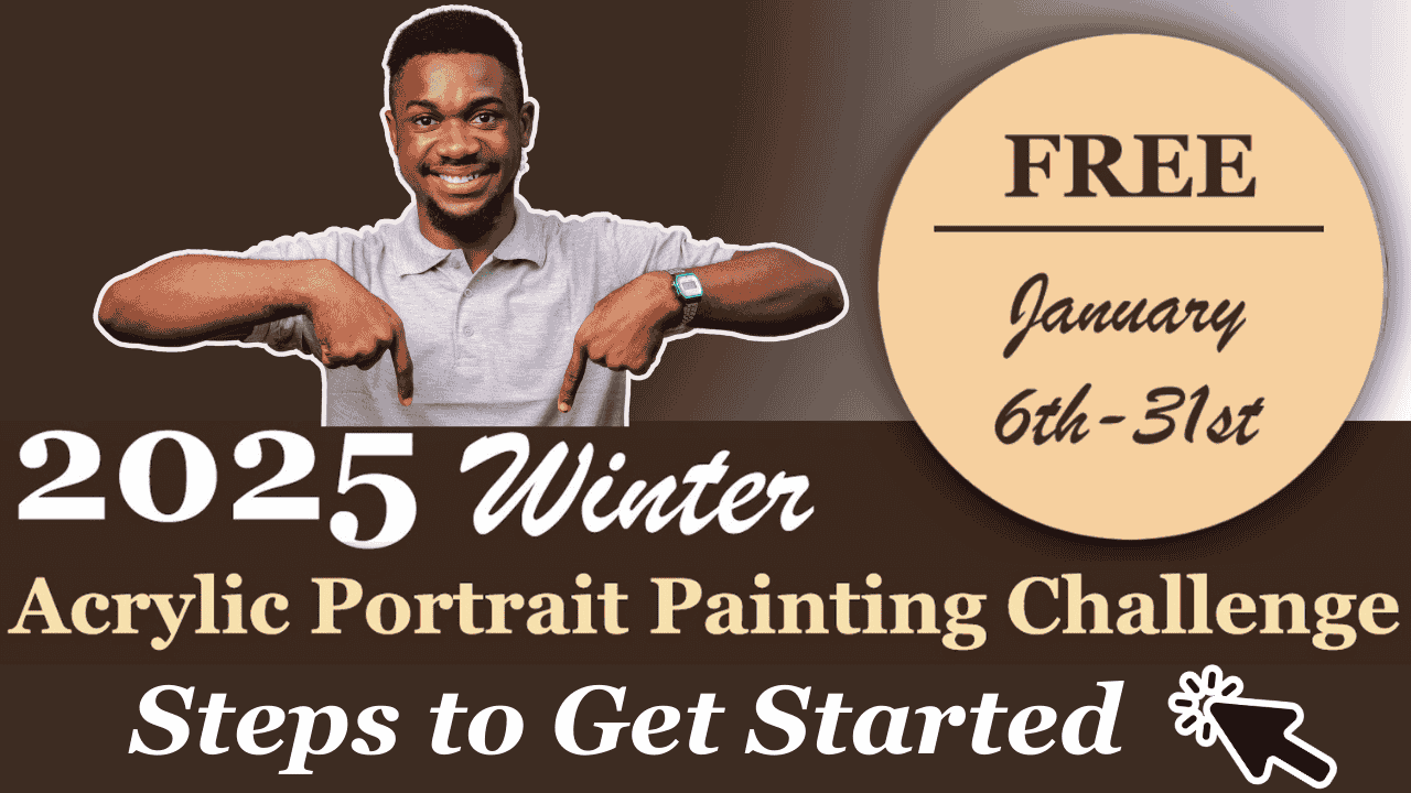 Acrylic Portrait Painting Challenge